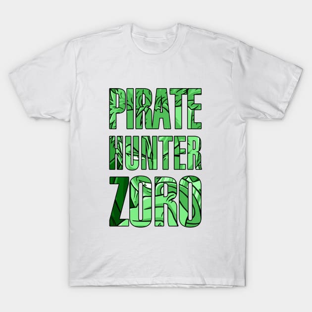 One Piece - Pirate Hunter Zoro T-Shirt by AquaDuelist